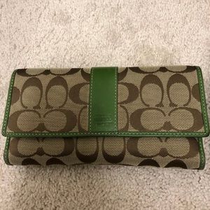 Green Coach Wallet